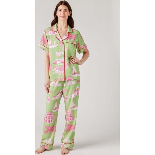 Florida Toile Pajama Pants Set