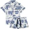 New Orleans Toile Pajama Shorts Set - Pajamas - 2