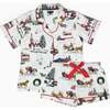 Holiday Toile Pajama Shorts Set - Pajamas - 2