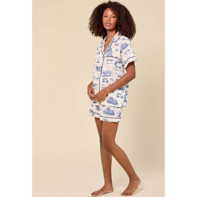 North Carolina Toile Pajama Shorts Set - Pajamas - 3