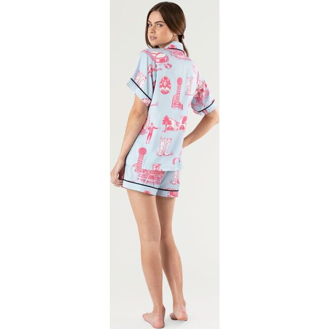 Dallas Toile Pajama Shorts Set - Pajamas - 4