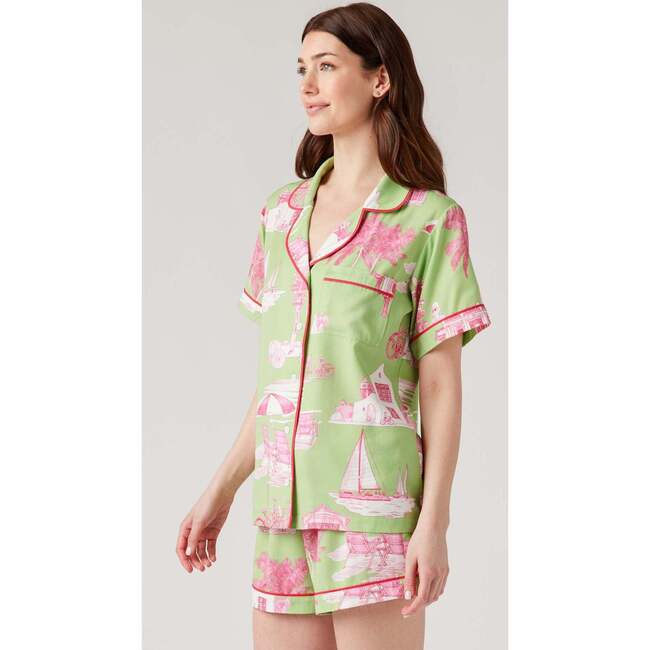 Florida Toile Pajama Shorts Set