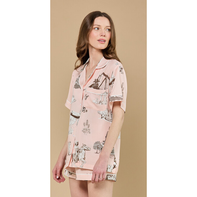 Texas Toile Pajama Shorts Set - Pajamas - 3