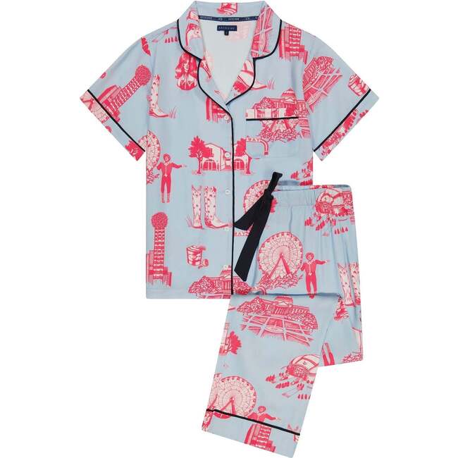 Dallas Toile Pajama Pants Set