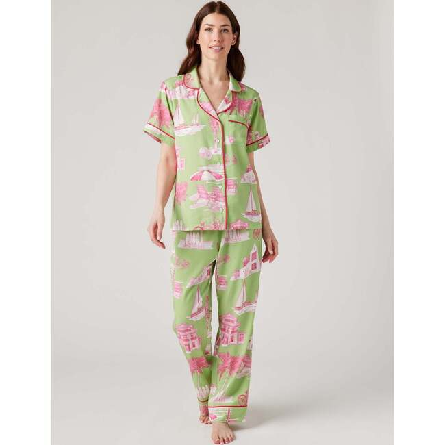 Florida Toile Pajama Pants Set