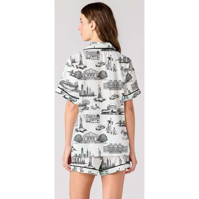 New York Toile Pajama Shorts Set - Pajamas - 3