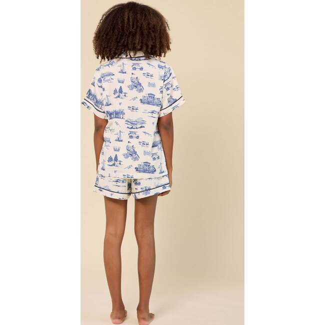 North Carolina Toile Pajama Shorts Set - Pajamas - 4