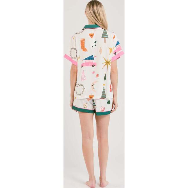 Mod Holiday Pajama Shorts Set - Pajamas - 3