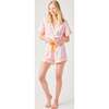 Retro Stripe Pajama Shorts Set - Pajamas - 3