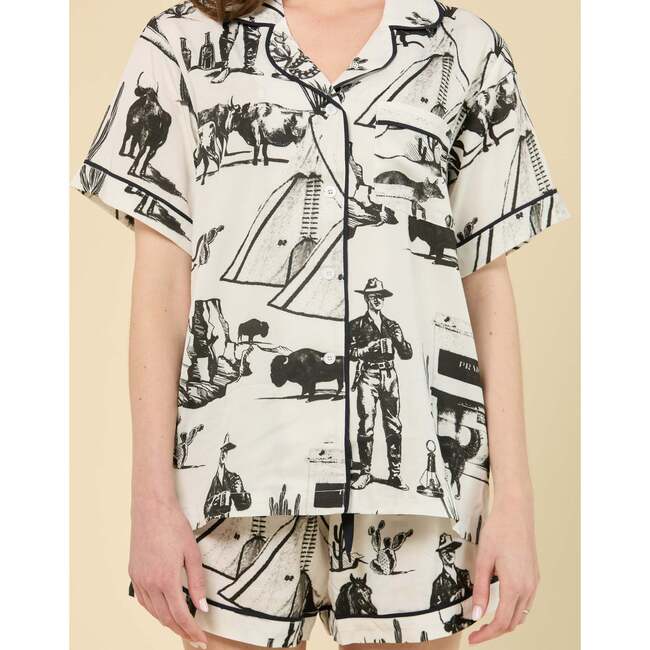 Marfa Toile Pajama Shorts Set - Pajamas - 3