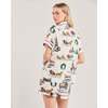 Holiday Toile Pajama Shorts Set - Pajamas - 3