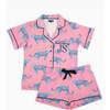 Cosmic Cheetah Pajama Shorts Set - Pajamas - 2 - thumbnail