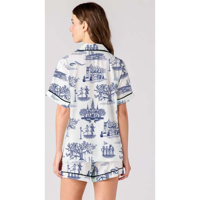 New Orleans Toile Pajama Shorts Set - Pajamas - 3