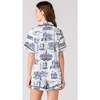New Orleans Toile Pajama Shorts Set - Pajamas - 3