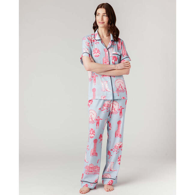 Dallas Toile Pajama Pants Set - Pajamas - 3