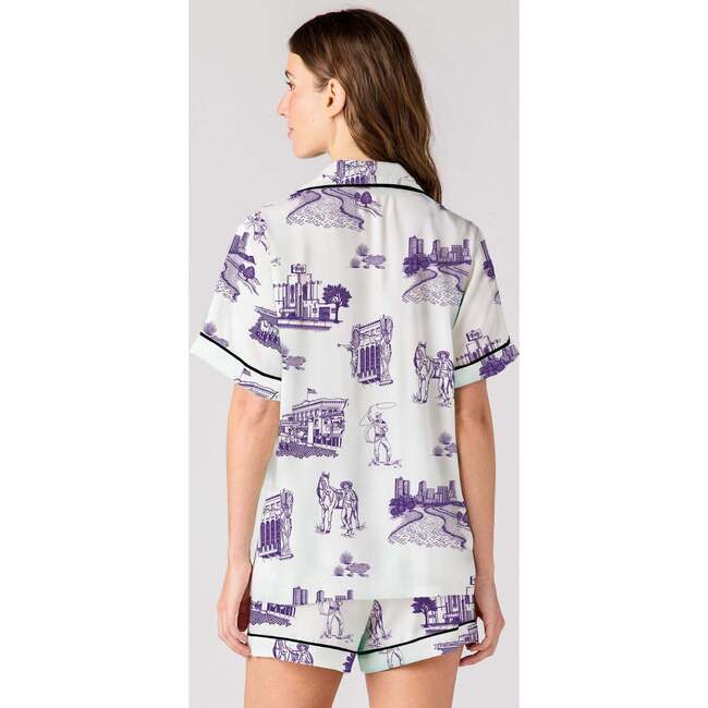 Fort Worth Toile Pajama Shorts Set - Pajamas - 3