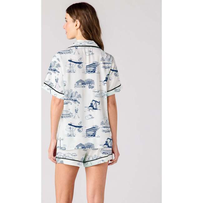 Houston Toile Pajama Shorts Set - Pajamas - 3
