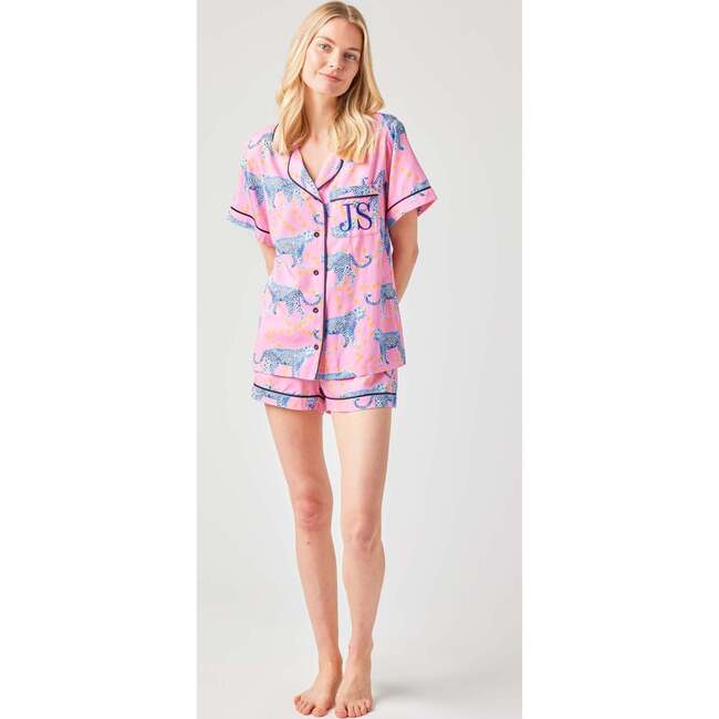Cosmic Cheetah Pajama Shorts Set - Pajamas - 3