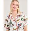 Holiday Toile Pajama Shorts Set - Pajamas - 4