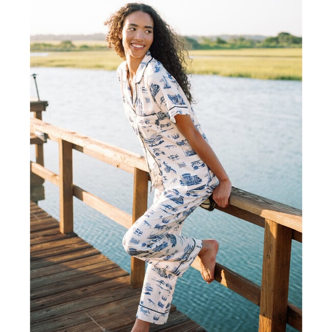 North Carolina Toile Pajama Pants Set - Pajamas - 4