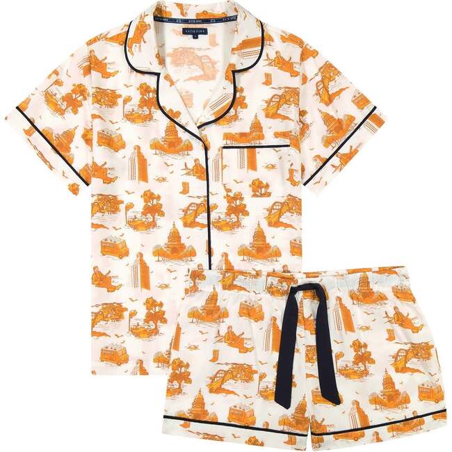 Austin Toile Pajama Shorts Set