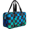 Rockaway Duffle, Blue Cherckerboard - Bags - 2 - thumbnail