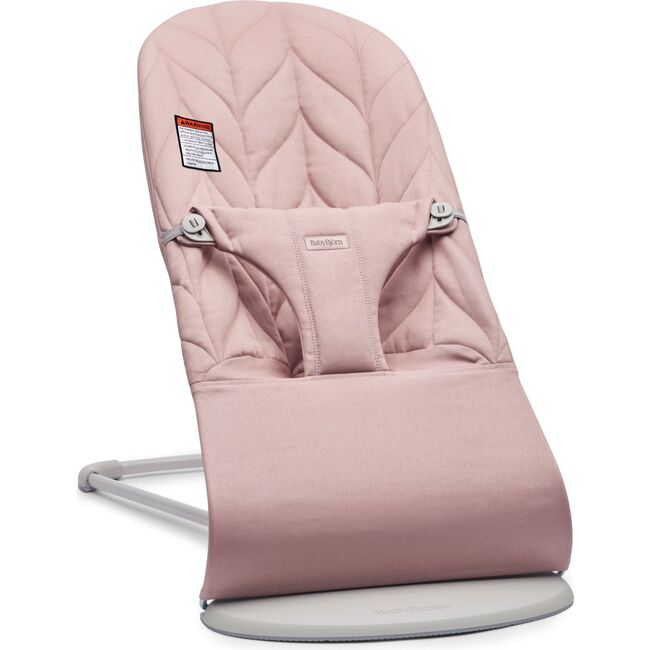 Baby Bouncer Bliss, Woven, Petal Quilt, Dusty Pink