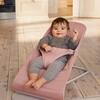 Baby Bouncer Bliss, Woven, Petal Quilt, Dusty Pink - Bouncers - 2