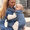 Baby Carrier Harmony, Woven Blue Melange - Carriers - 5 - thumbnail