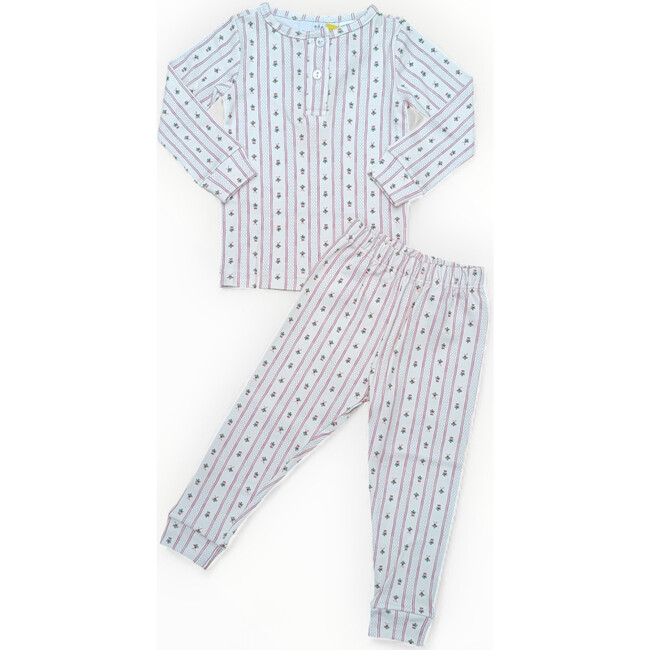 Girls Pajama in Holiday Dot Stripe