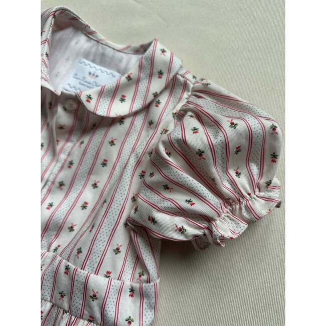 Charlotte Dress in Holiday Dot Stripe - Dresses - 3