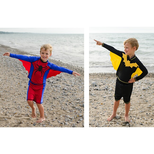 Special Value! Set of Two 2pc Swimsuits, Spider and Bat
