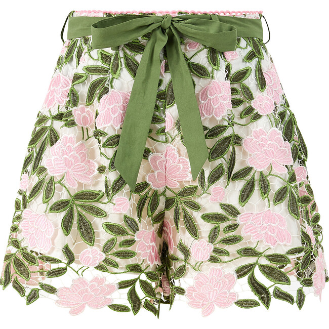Viola Embroidered Shorts, Multi