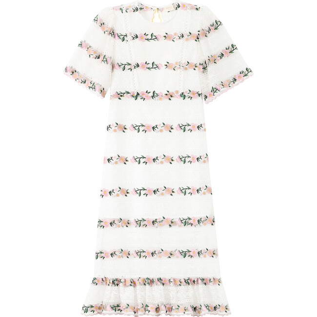 Victoria Embroidered Maxi Dress, Multi - Dresses - 1