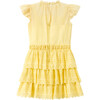 Rory Embroidered Mini Dress, Yellow - Dresses - 2