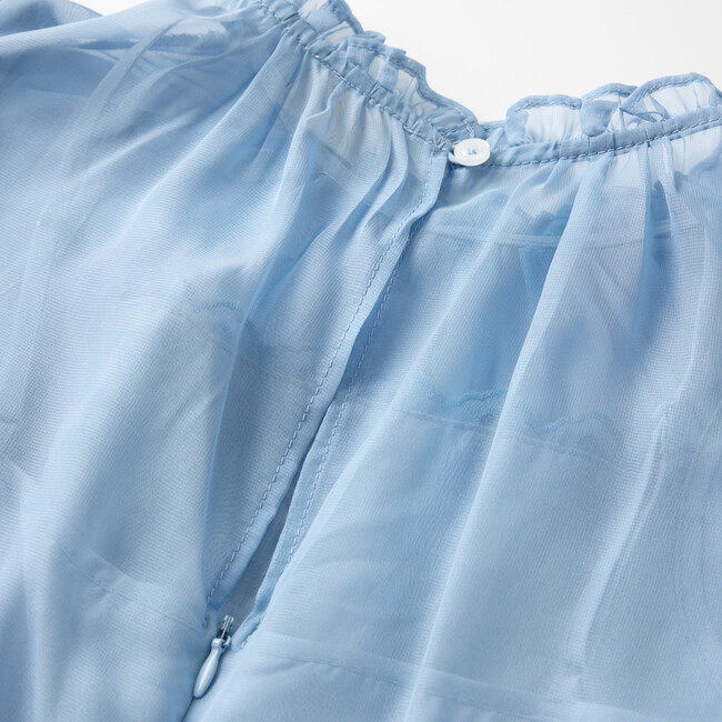 Rory Embroidered Mini Dress, Blue - Dresses - 7