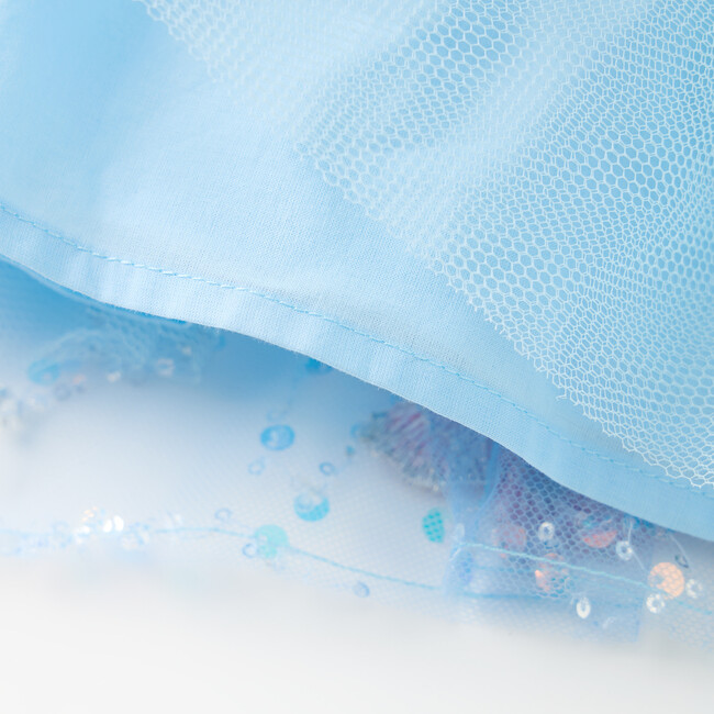 Rosaline Embroidered Mini Dress, Blue - Dresses - 7