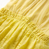 Rory Embroidered Mini Dress, Yellow - Dresses - 5