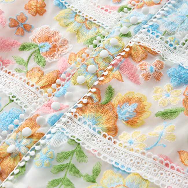 Piper Embroidered Mini Dress, Multi - Dresses - 5