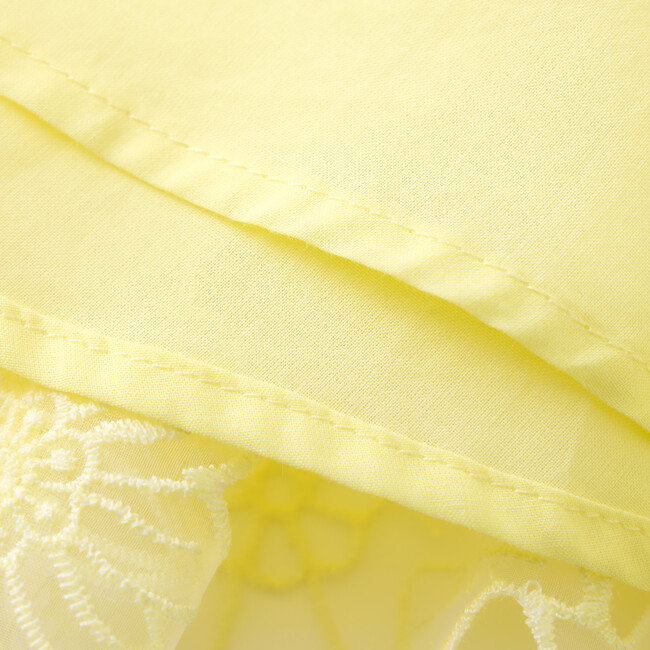 Prue Embroidered Mini Dress, Yellow - Dresses - 7