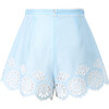 Harley Embroidered Shorts, Blue Stripe - Shorts - 2 - thumbnail