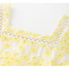 Nora Embroidered Mini Dress, Yellow - Dresses - 8 - thumbnail