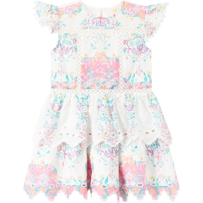 Gracie Embroidered Mini Dress (Baby), Floral