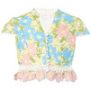 Ellison Embroidered Top, Floral - Blouses - 1 - thumbnail