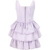 Estelle Denim Mini Dress, Purple - Dresses - 2 - thumbnail