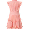 Emery Mini Dress, Peach - Dresses - 1 - thumbnail