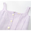 Estelle Denim Mini Dress, Purple - Dresses - 3 - thumbnail