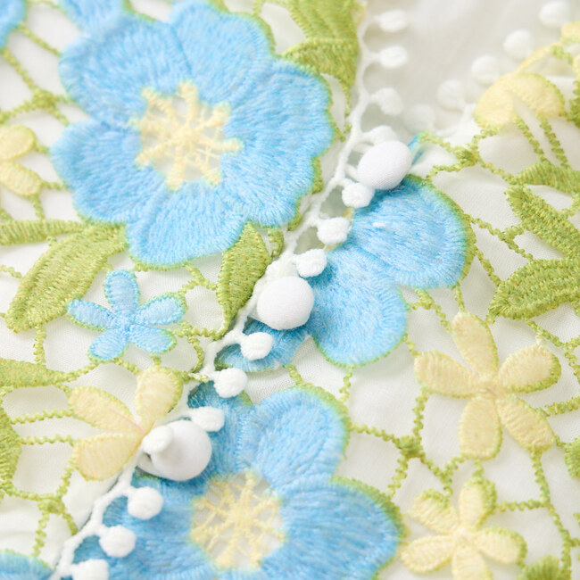 Ellison Embroidered Top, Floral - Blouses - 4