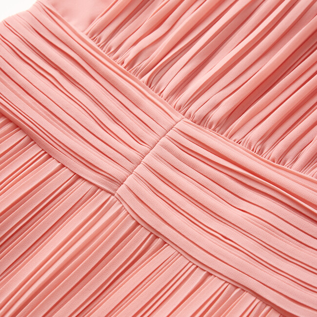 Emery Mini Dress, Peach - Dresses - 5