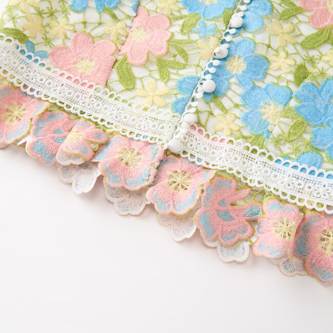 Ellison Embroidered Top, Floral - Blouses - 6